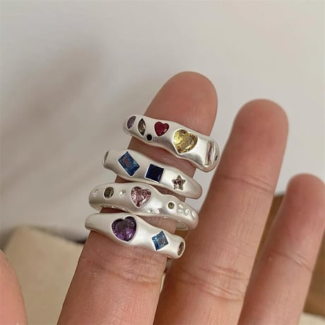Gemmy puff ring【R0480】
