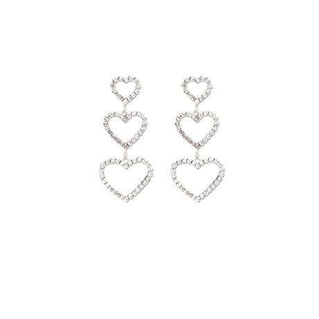 Three heart earring【R0421】