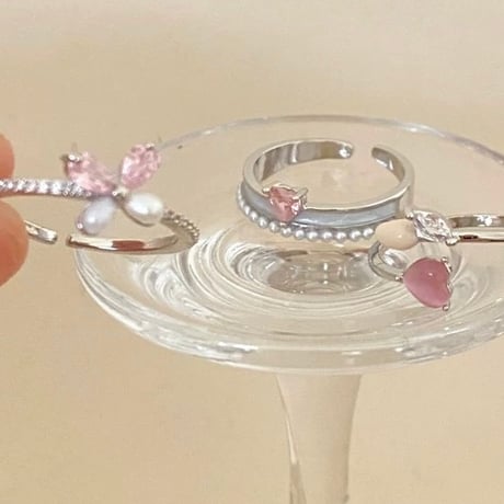 Pink girly ring【R0498】