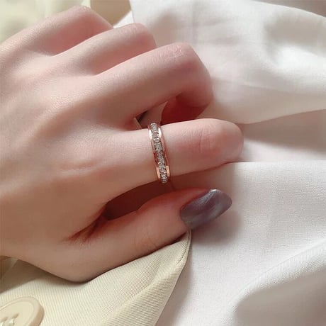Bright line ring 【R0037】