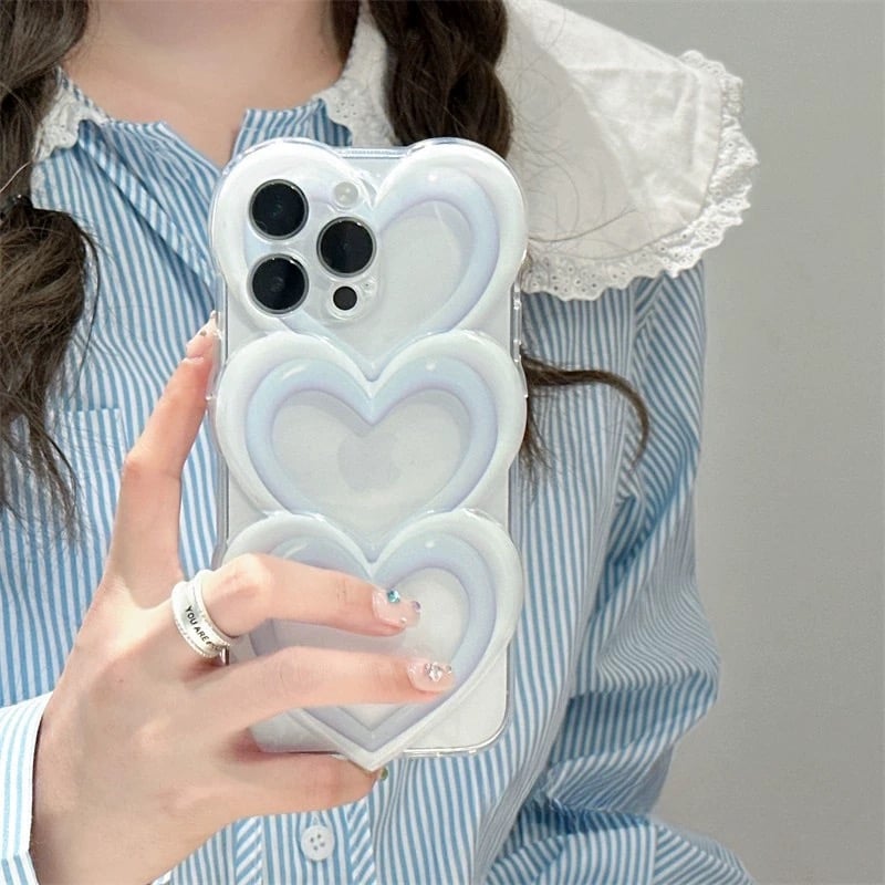 ミルキーブルー ハートケース【C0334】 | MOA