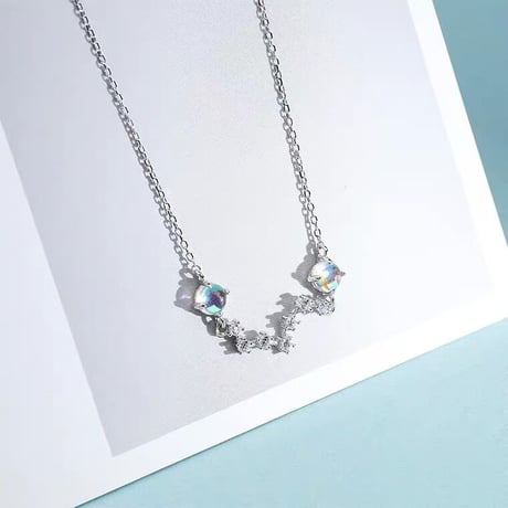 Star line necklace【R0127】