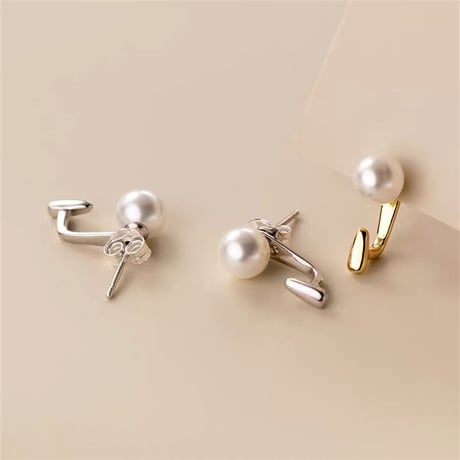 Pearl stud pierce【R0338】