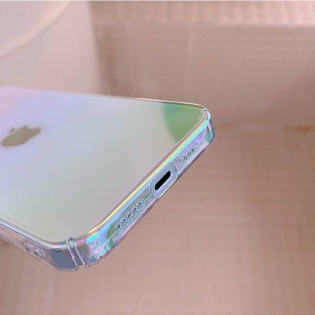 Clear aurora iPhone case【C0094】