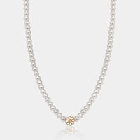 DAISY PEARL NECKLACE【R0394】