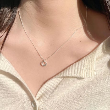 Circle necklace【R0327】
