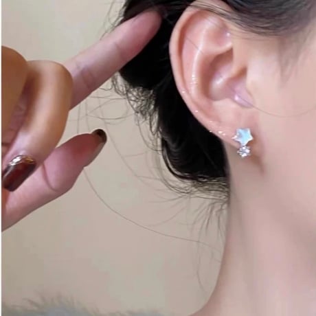 Aurora star earring【R0546】