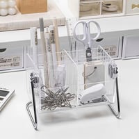 多機能収納♡クリアペンスタンド【S0011】