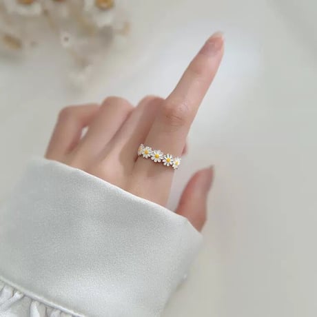 Daisy crown ring【R0092】