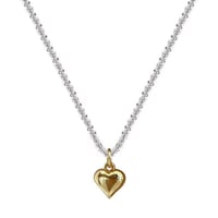 Heart stretch necklace【R0388】
