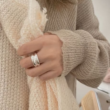 Block cuff ring【R0345】