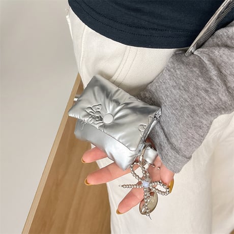 Ribbon pouch airpodsケース【P0073】