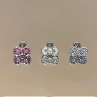 Cute ribbon pierce【R0461】