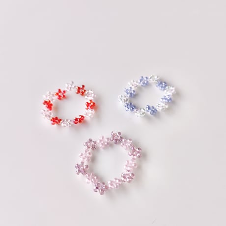 Flower beads ring【R0319】