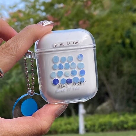 Sky blue Airpods case 【P0004】