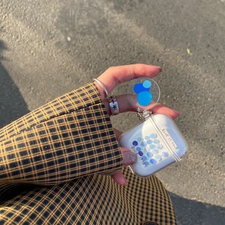 Sky blue Airpods case 【P0004】