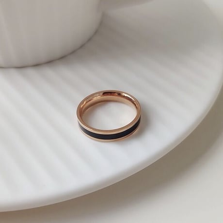 Simple color line ring【R0152】