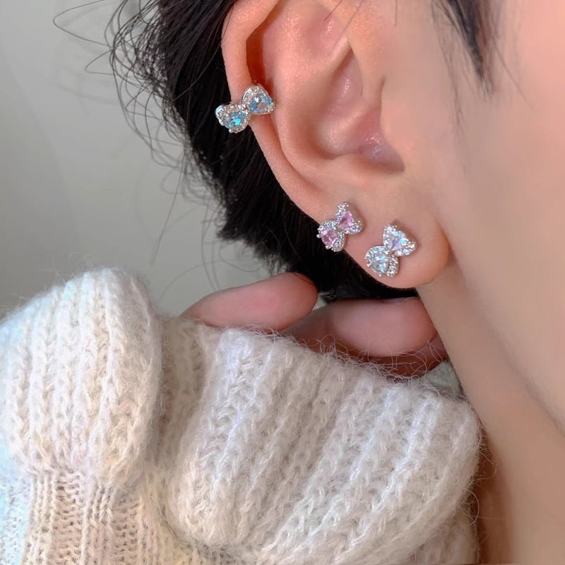 Kirakira ribbon pierce【R0462】 | MOA