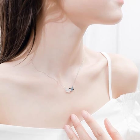 Double butterfly necklace【R0013】