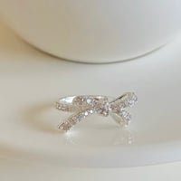 Glittering Ribbon ring【R0529】