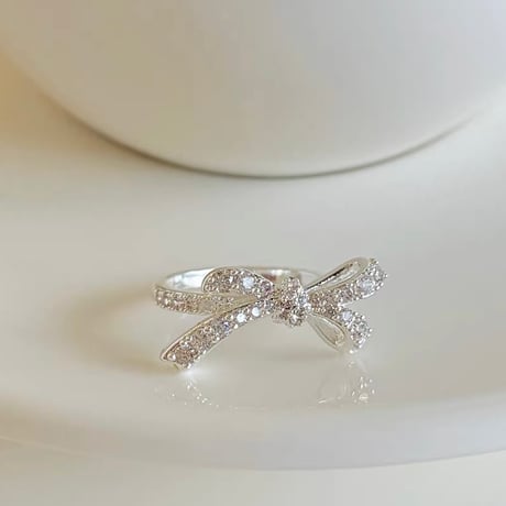 Glittering Ribbon ring【R0529】