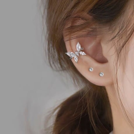 Butterfly ear cuff 【R0201】