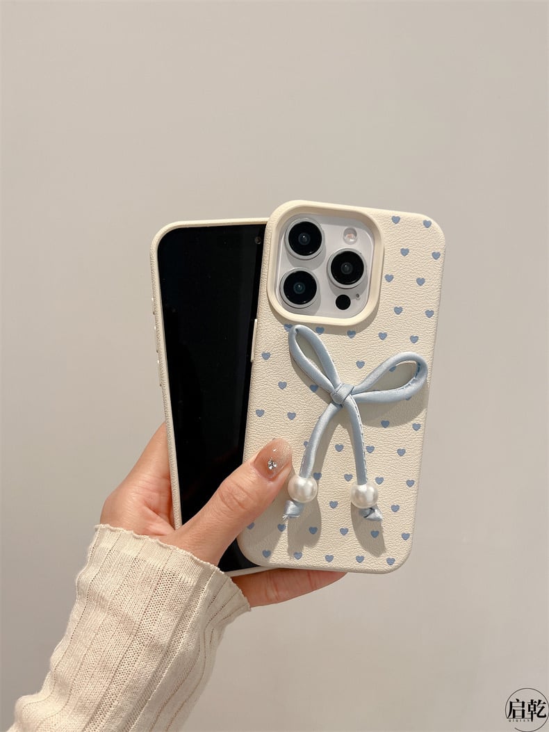 リボンプチハートスマホケース【E0388】 | MOA