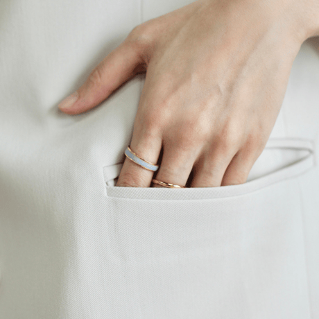 Simple color ring 【 R0077】