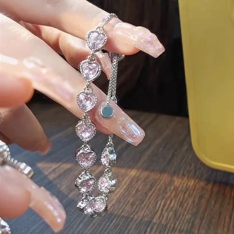 Heart chain bracelet【R0364】