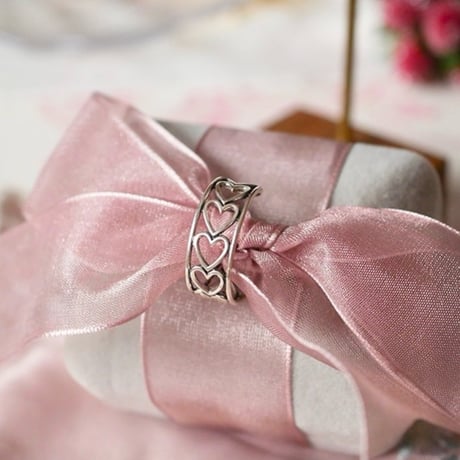 Heart cuff ring【R0379】