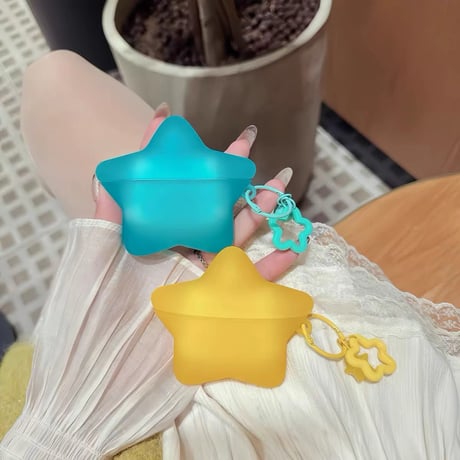 ぷっくりスターairpodsケース【P0105】