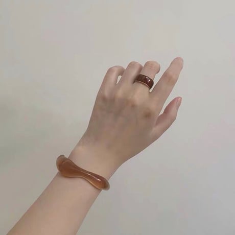 Clear bangle【R0203】