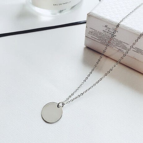 Simple coin necklace 【R0015】