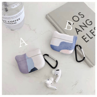 Art cat silhouette Airpods case【P0056】