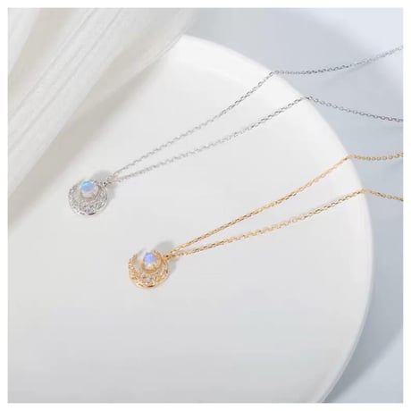 moon necklace【R0055】