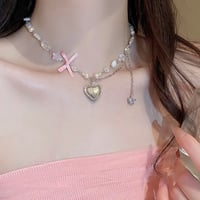 Princess heart necklace【R0463】