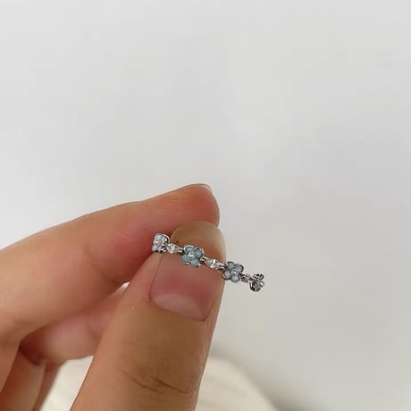 Flower tiara ring【R0353】