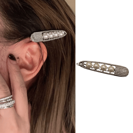 Pearl hair pin【R0414】