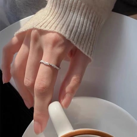 Helix silver ring 【R0018】