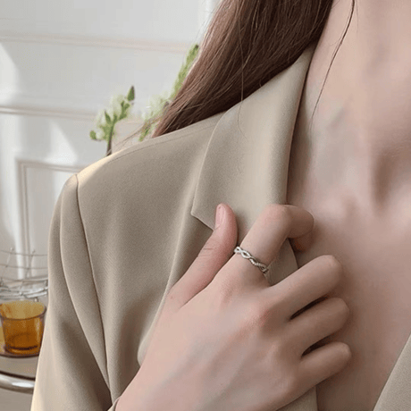 Helix silver ring 【R0018】
