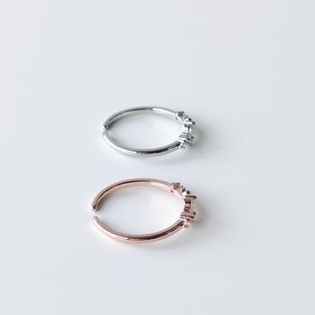 Butterfly line stone ring【R0340】