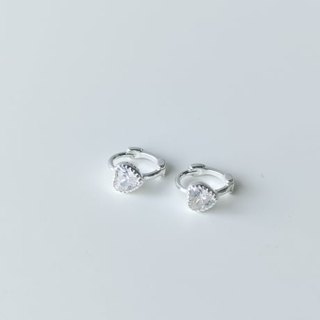 Heart hoop pierce【R0342】