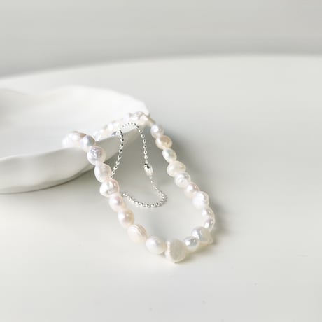 2way pearl line bracelet【R0361】
