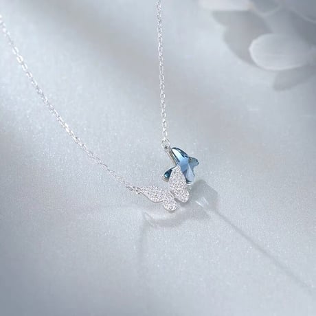 Double butterfly necklace【R0013】