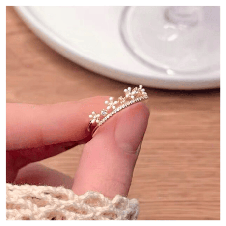 Flower 2 way ring【R0144】