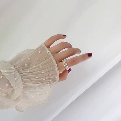 Pearl line ring【R0044】
