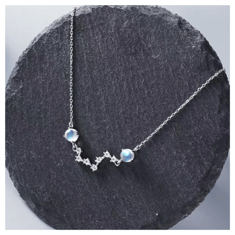 Star line necklace【R0127】
