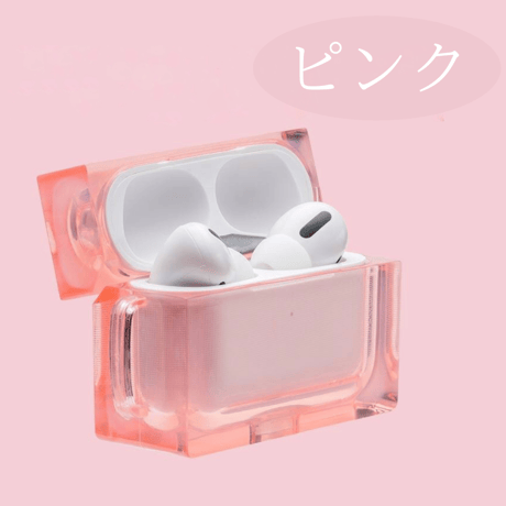 Box clear Airpods case 【P0026】