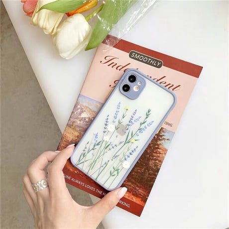 Flower clear♡スマホケース【C0110】