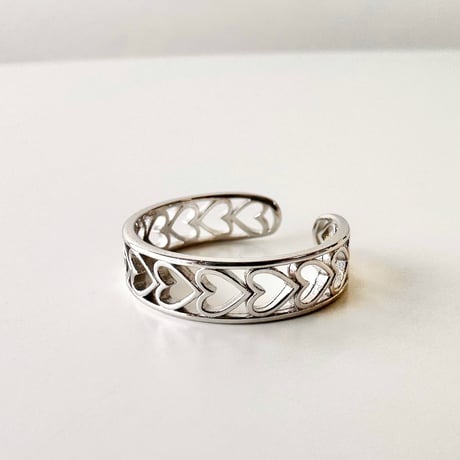 Heart cuff ring【R0379】